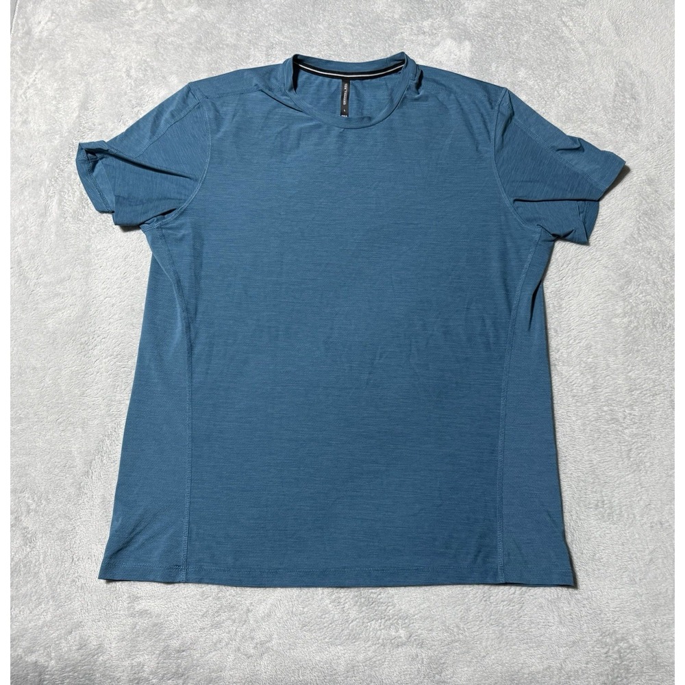 Ten Thousand The Versatile Shirt Mens Large Blue Training Gym Tee Short Sleeve